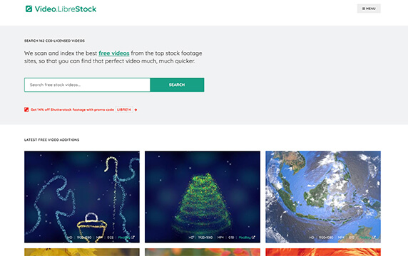 Video.LibreStock - 最佳免费视频：这个网站会发现来自热门素材网站的最佳免费视频并将其引入 ，以便您可以更快、更快地找到完美的视频。