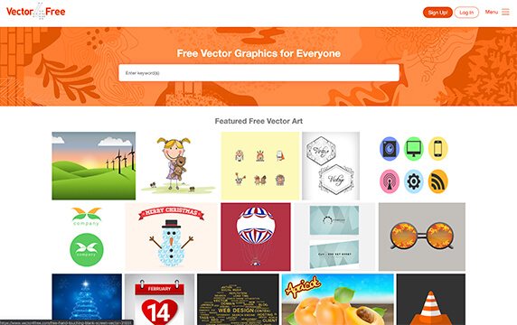Vector4Free - 每个人的免费矢量图形：Vector4Free矢量素材资源分享平台是一个专门为设计师提供优质的免费矢量素材。