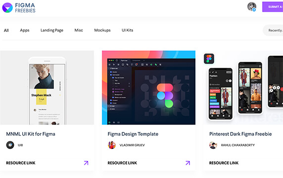 figmafreebi - Figma免费赠品：figma社区的设计资源集合。