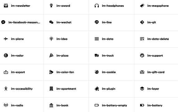 Iconmonstr - 矢量图标网站：个人搭建的矢量图标网站，为你的下一个移动APP项目的提供自由简单的图标集，所有图标都是免费的，可用于任何商业用途。