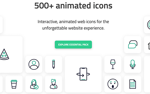 Lordicon - 400+交互式动画图标的素材库：Lordicon是由波兰一家独立设计和动画工作室制作的，拥有400+交互式动画图标的素材库，每一个图标都提供线性轮廓和面形剪影两种风格样式。