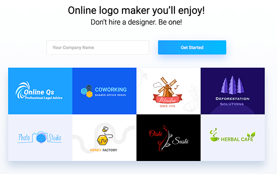 Logo Type Maker - 在线的LOGO设计平台：Logo Type Maker 同样是一个在线的LOGO设计平台，免费版本下提供普通清晰度的LOGO下载，高清的版本则需要付费下载。