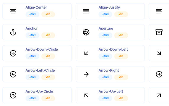 Flight - 动画图标库：Flight也是一个动画图标库，由澳大利亚设计师Brodie在开源图标库Feather的基础上构建的动画图标库。