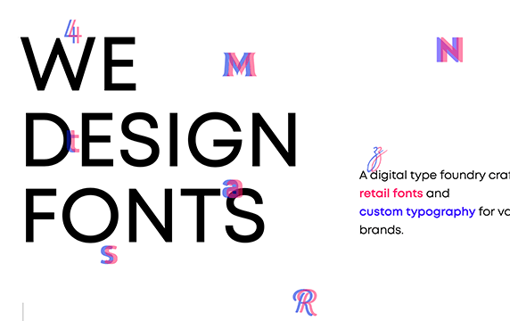 Font Fabric - 免费高品质字体打包下载：免费独立字体设计网是一个提供独立字体类型的网站,由设计师Svetoslav Simov于2008年创办。