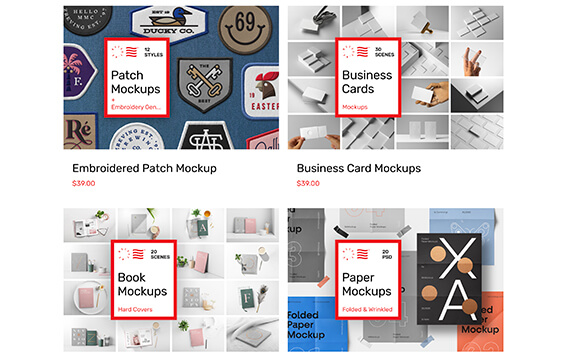 Mr Mockup - 超高质量的样机资源网站：Mr Mockup提供了很多高质量样机资源，这些样机是由国外众多优秀工作室提供，分为免费和收费两个版块。