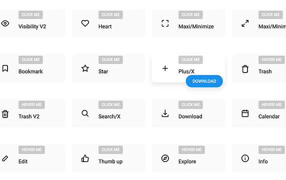 useAnimations - 微动画图标库：useAnimations是由捷克设计师Patrik Svoboda在开源图标库Feather的基础上构建的微动画图标库，目前useAnimations的动画图标有40个左右。