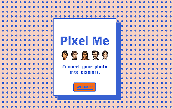 Pixel-Me - 像素头像生成器：日本独立开发者 Sato neet 自学工智能技术，开发的网站 Pixel-Me可以将人像照片一键转换成像素图。