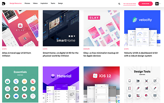 Inside Design - 免费的设计资源：Inside Design有高质量的UI套件、图标包和模型库。