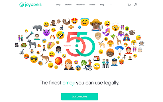 Joy Pixels - 漂亮的emoji表情包：这是一套非常有趣的图标合集，包含230多种新的的表情符号和超过1500 款被重新设计过的图标，所有的这些都是免费的（仅供个人使用）。