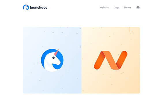 Launchaco - 给你的App生成一个网站：不止能创建免费logo，还可以查域名、为你的App生成一个产品宣传网站。