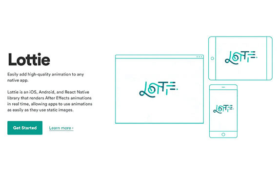 Lottie - 开源动画库：Lottie是由Airbnb团队开发的一个适用于iOS、Android、React Native、Web和Windows的开源动画库。