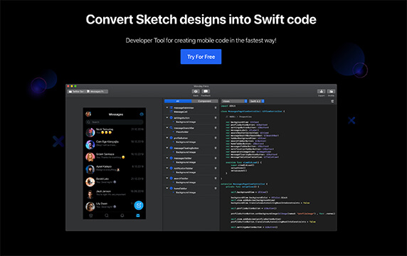 Monday Hero - 将Sketch设计转换为Swift代码：Monday Hero是一个开发人员的工具，用于以最快的方式创建移动端代码。